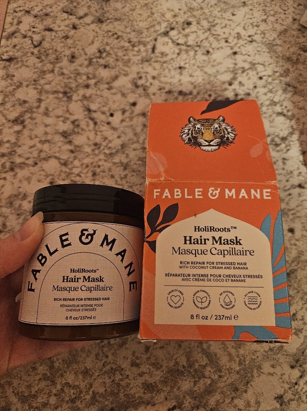 NWT Fable & Mane HoliRoots Deep Moisture Repair Hair Mask